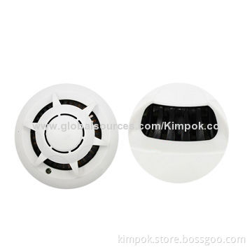 Wireless IP Smoke Detector Camera with Wi-Fi Function, Supports 32GB TF Card